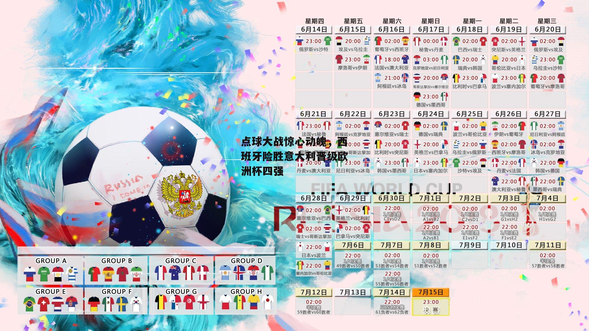 点球大战惊心动魄,西班牙险胜意大利晋级欧洲杯四强